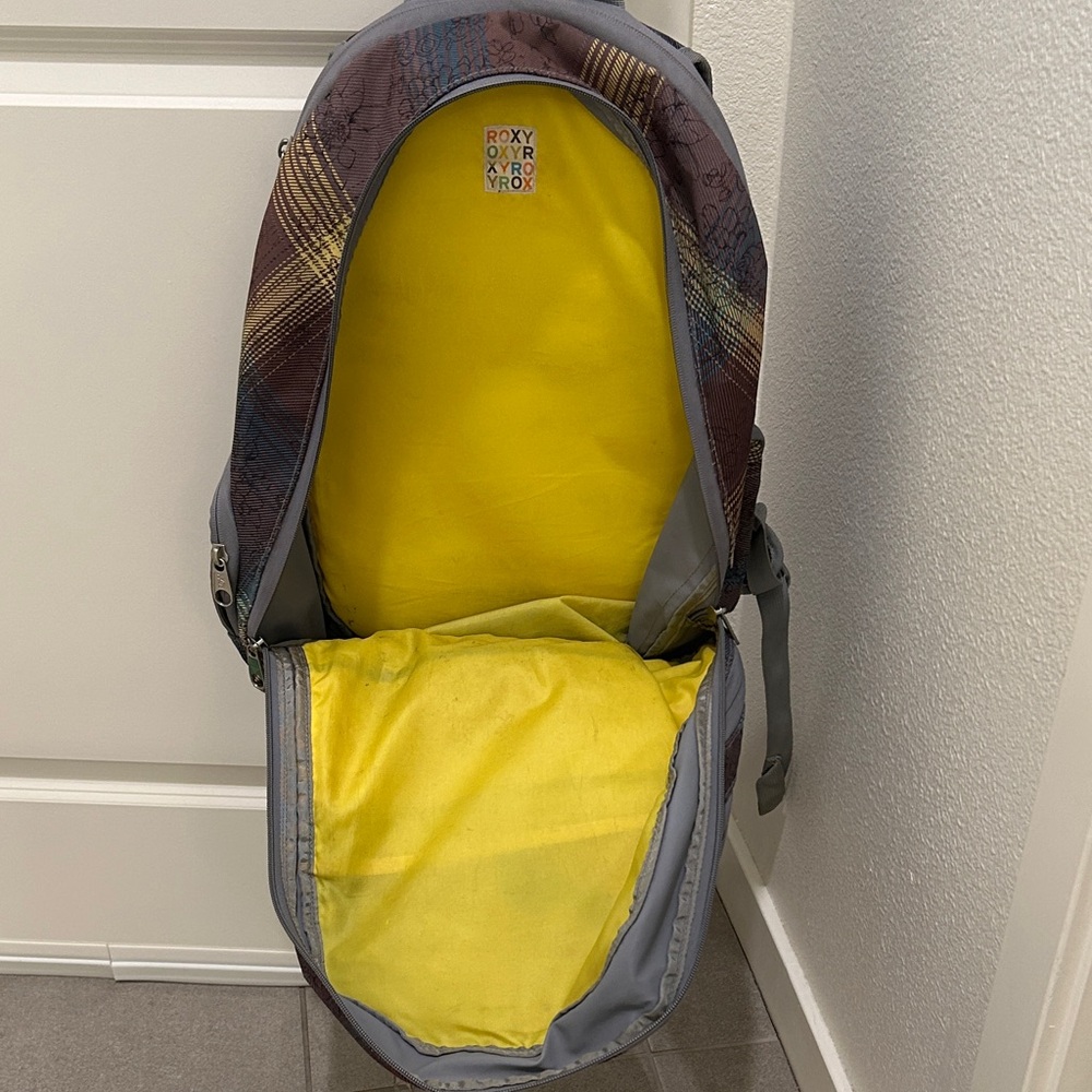 Roxy Multicolor Plaid Backpack - image 4